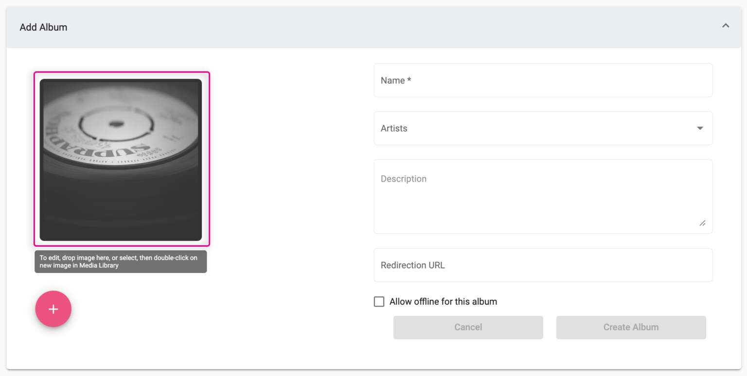Creating A New Album Artist Connection Help Center
